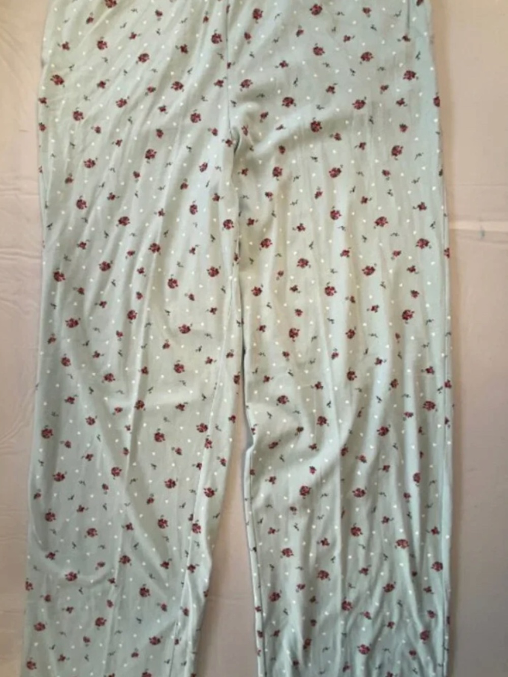 Charter Club Cotton Essentials Pajama Pants Divine Rose Blue NWT